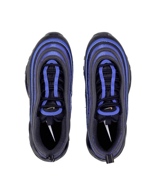 Nike Schwarze metallic gold hyper royal sneakers in Blue für Herren