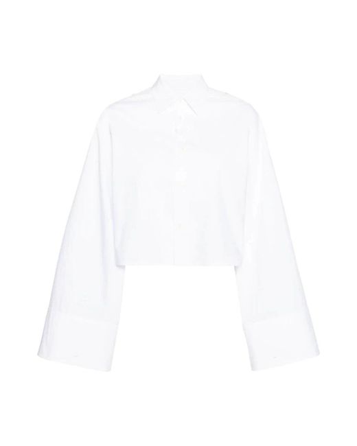 MM6 by Maison Margiela White Shirts