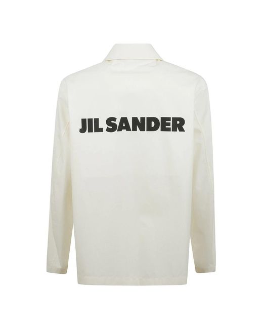 Jil Sander White Light Jackets for men