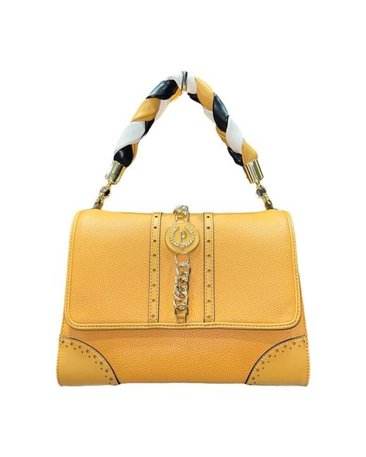 Pollini Yellow Handbags