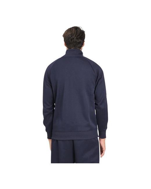 PUMA Hoodies & Sweatvesten ,Blauw ,Katoen Blauwe Zip T7 Sweater in het Blue voor heren
