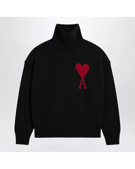 AMI Blue Turtlenecks for men