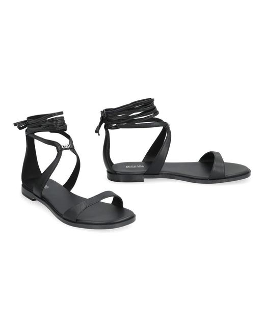 Michael Kors Black Flat Sandals