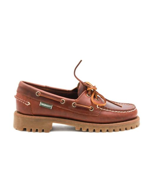Sebago Brown Boat Shoes