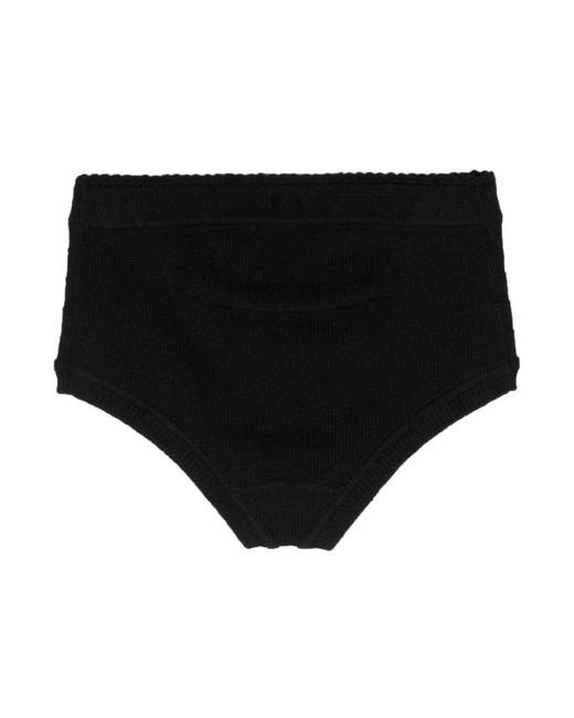 Dries Van Noten Black Underpants