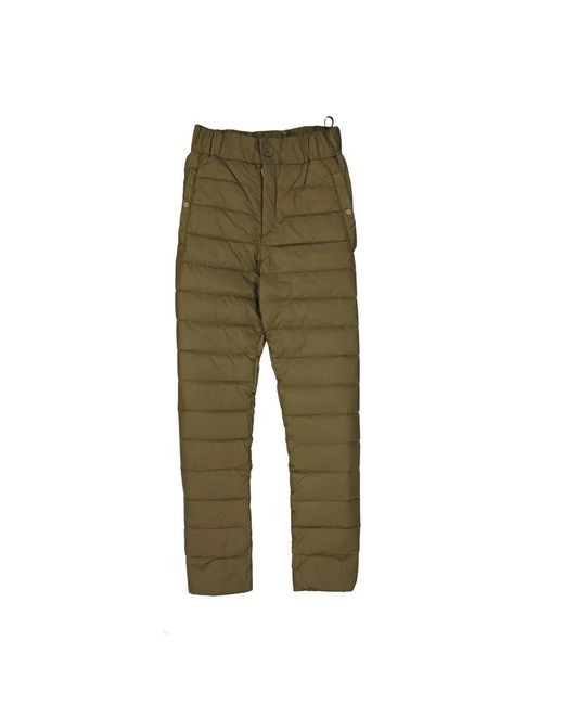 Herno Broeken ,Groen ,Leer Tweekleurige Polyamide Broek in het Green voor heren