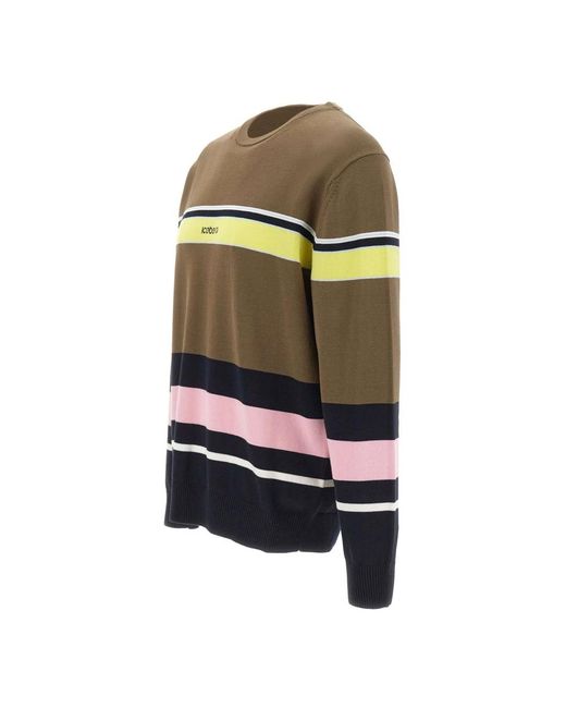 Iceberg Gray Round-Neck Knitwear for men
