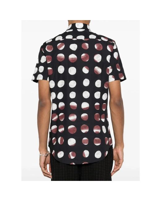 Vivienne Westwood Navy/burgund gepunktetes klassisches t-shirt in Black für Herren