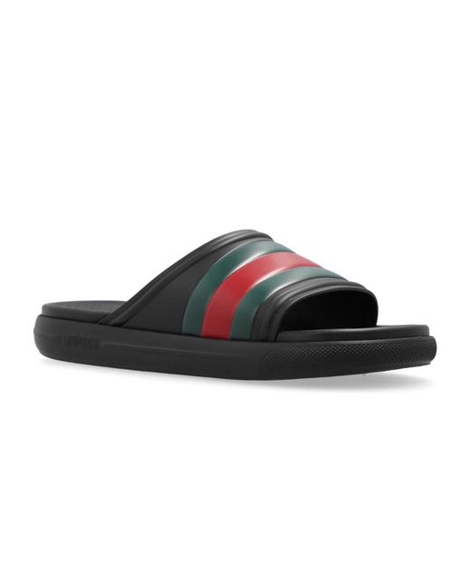 Gucci Badeschlappen in Black für Herren