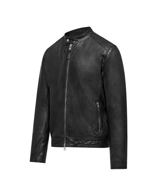 Leather Jackets Bomboogie de hombre de color Black