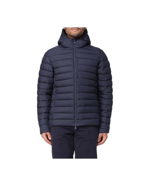 Save The Duck Blue Winter Jackets for men