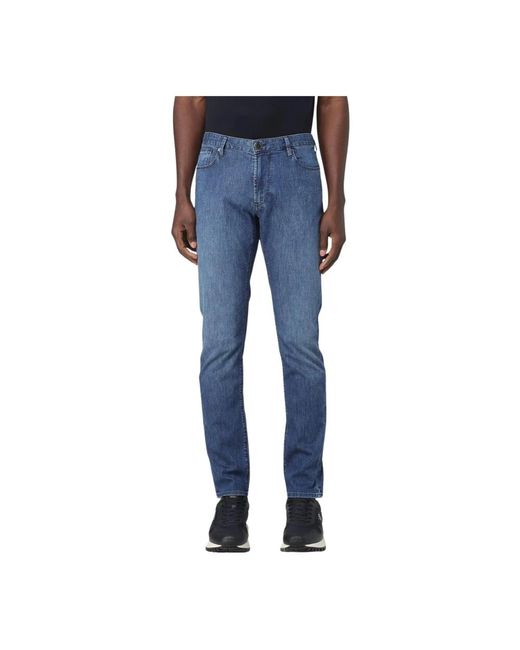 Slim-Fit Jeans di Emporio Armani in Blue da Uomo