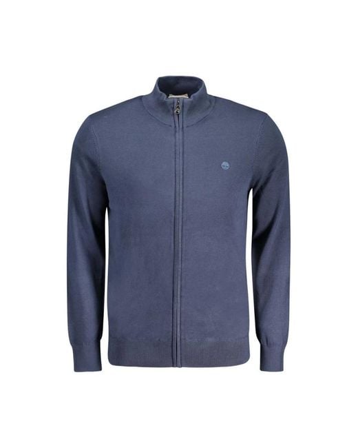 Timberland Blue Zip-Throughs for men