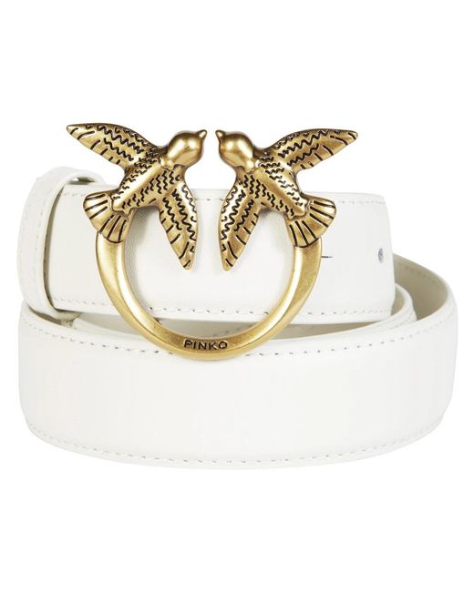 Pinko Metallic Belts