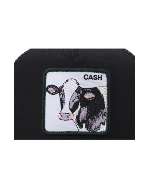 Goorin Bros Black Cash cow visor cap