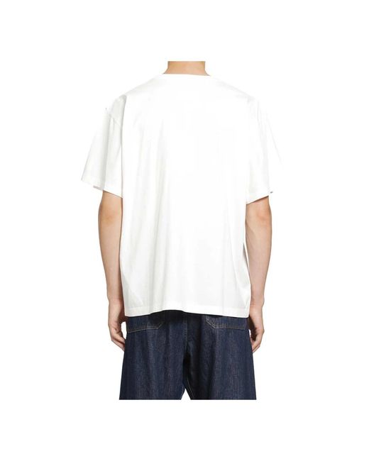 MM6 by Maison Margiela White T-Shirts for men