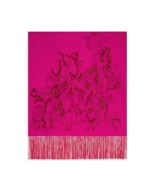 Dries Van Noten Purple Scarves