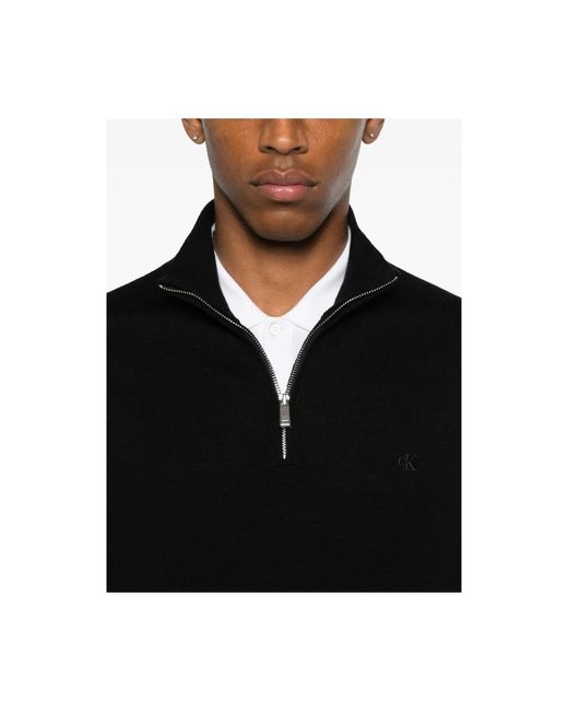 Calvin Klein Black Turtlenecks for men
