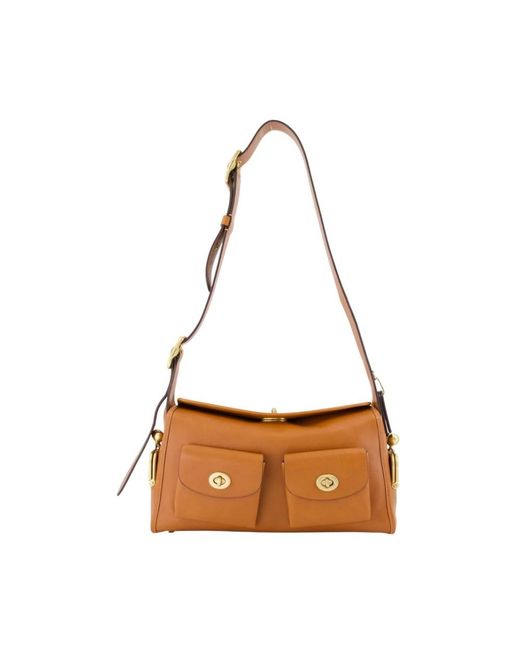 COACH Brown Shoulder Bags