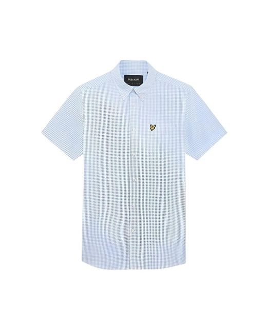 Lyle & Scott Blue Short Sleeve Shirts for men