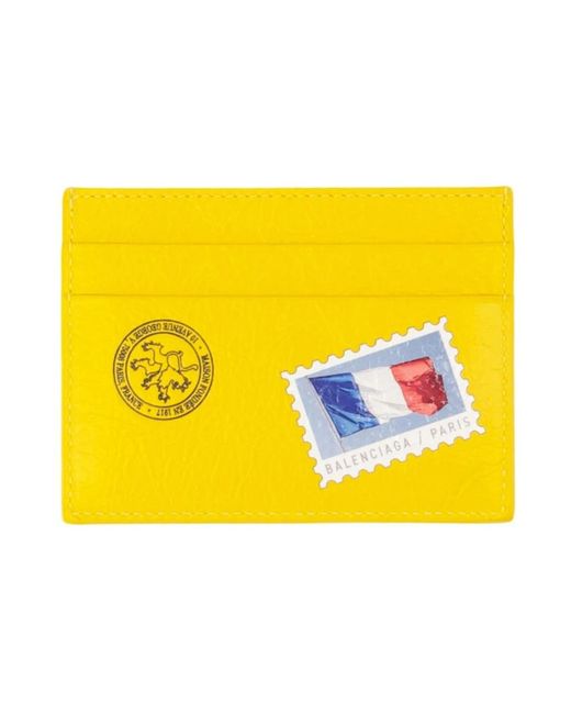 Balenciaga Yellow Wallets & Cardholders