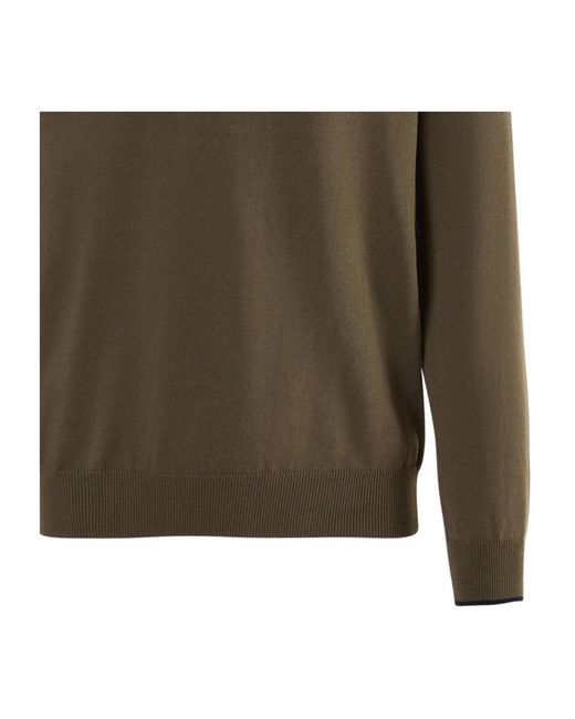North Sails Green Round-Neck Knitwear for men