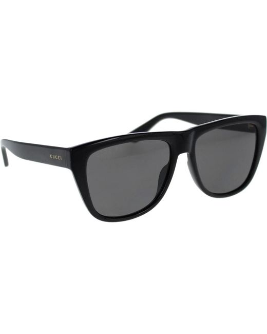 Gucci Black Ikonoische sonnenbrille mit einheitlichen gläsern