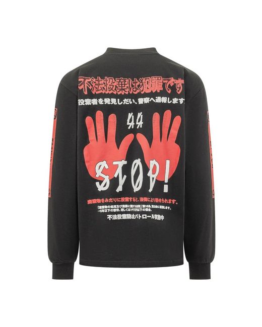 44 Label Group Black Sweatshirts for men
