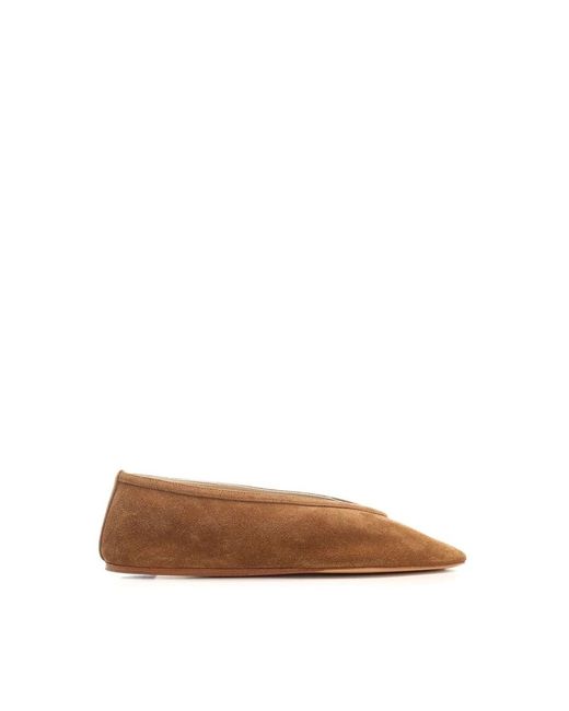Le Monde Beryl Brown Ballerina Shoes