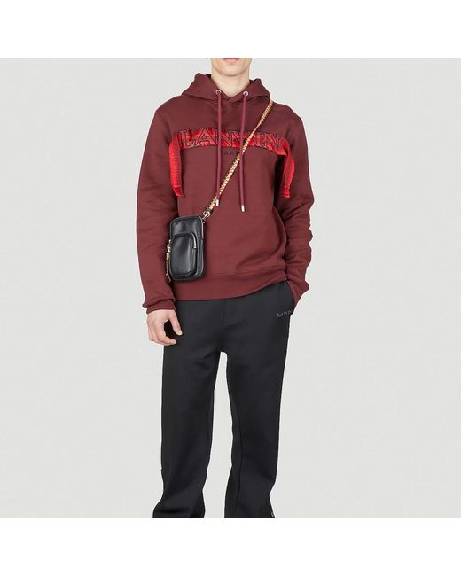 Lanvin Red Hoodies for men