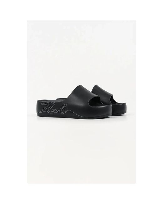 Karl Lagerfeld Black Slider