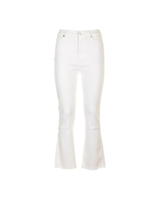 Jeans bianchi slim kick luxe vintage di 7 For All Mankind in White