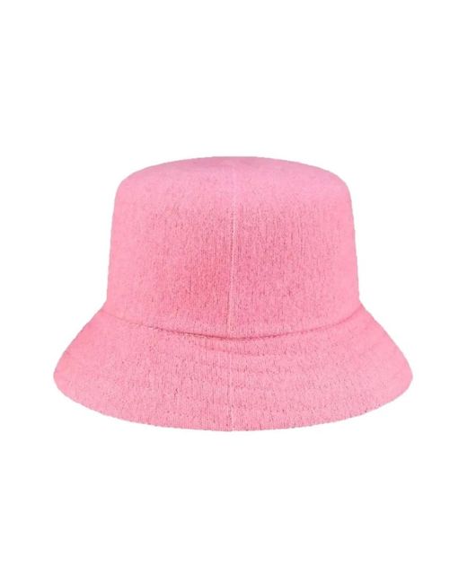 Cappello rosa in lana lahinch di Kangol in Pink