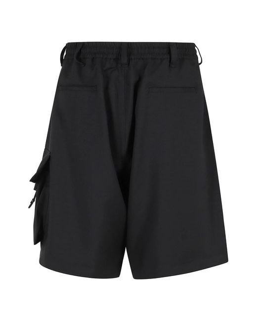 Y-3 Black Casual Shorts for men