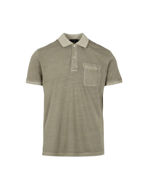 Fay Tops ,Groen ,Katoen Klassiek Poloshirt in het Green voor heren