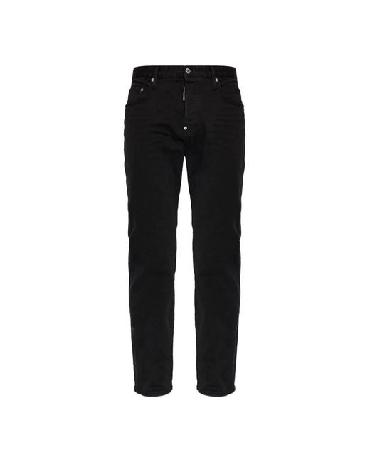 DSquared² Black Slim-Fit Jeans for men