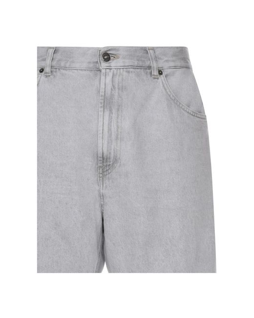 Dondup Gray Denim Shorts for men
