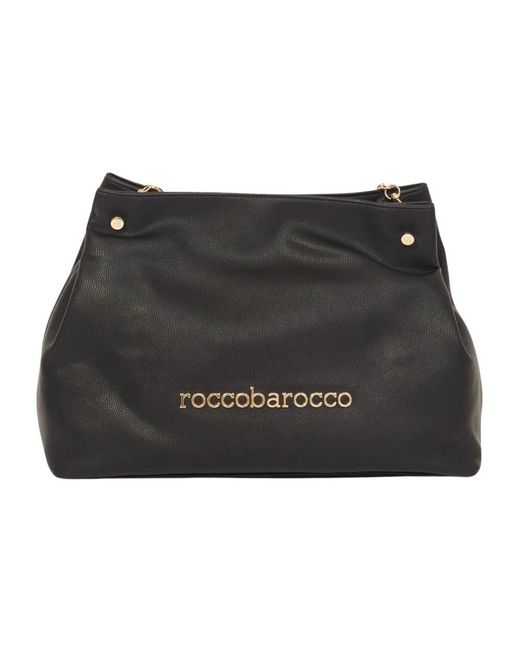 Rocco Barocco Black Shoulder Bags