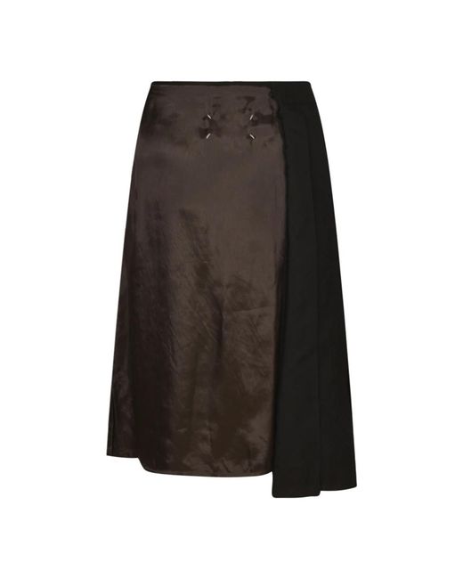 Maison Margiela Black Midi Skirts