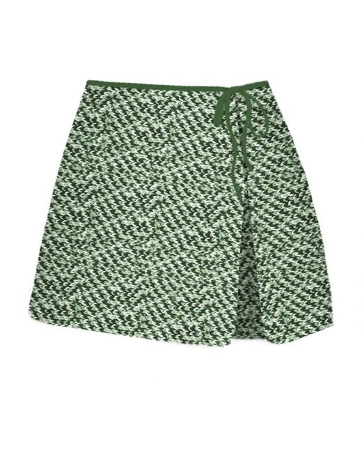 Mc2 Saint Barth Green Short Skirts