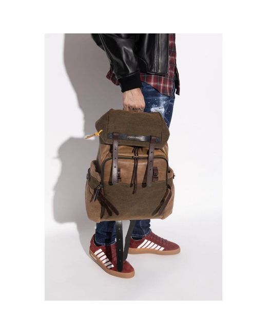 Backpacks DSquared² de hombre de color Brown