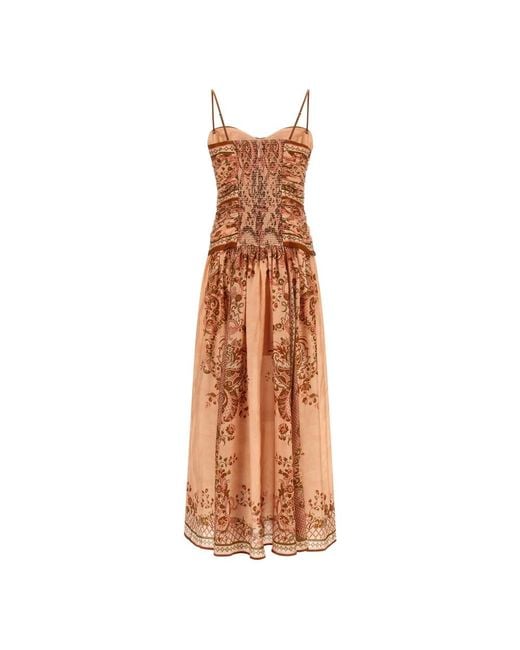Zimmermann Brown Maxi Dresses