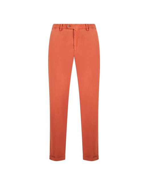 Fedeli Chino Broek in het Red voor heren