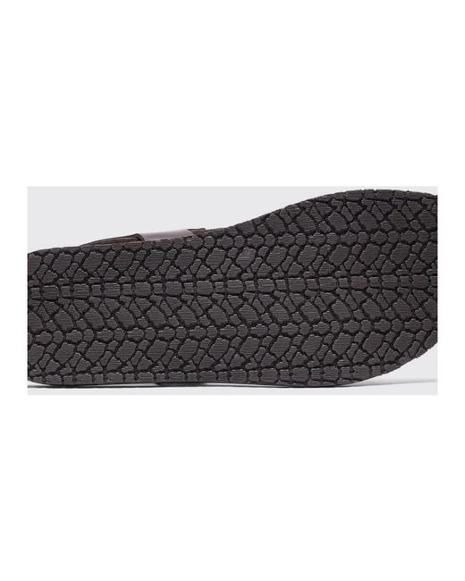 Scarosso Brown Flat Sandals for men