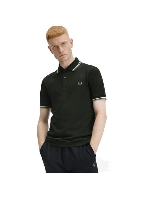 Fred Perry Black Polo Shirts for men