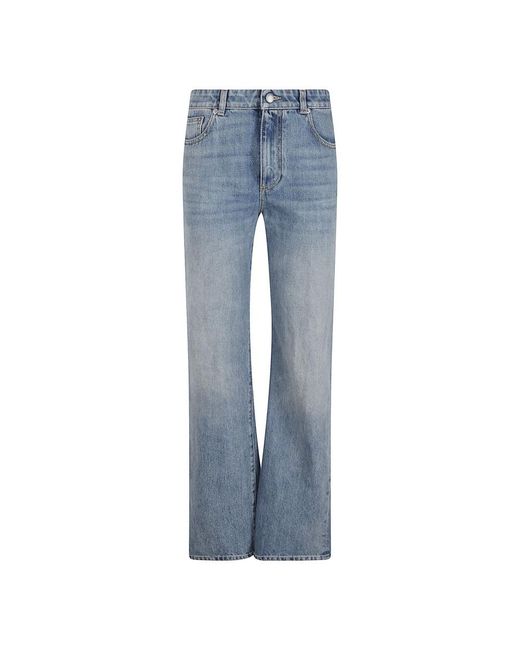 McQueen Blue Straight Jeans