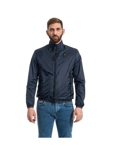 Blauer Leichte Jacke in Blue für Herren