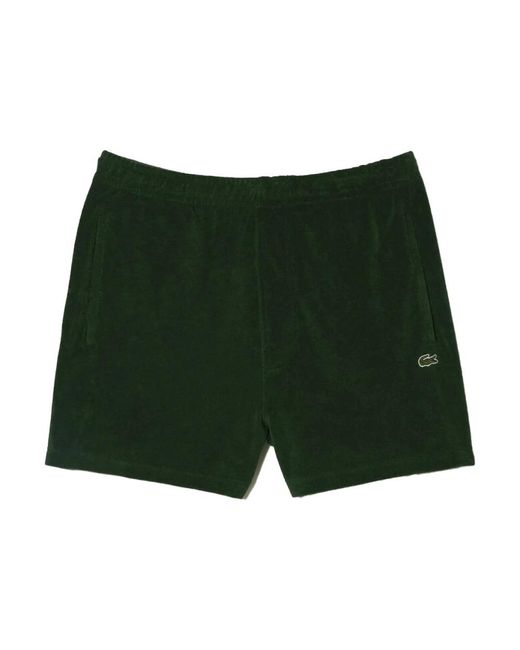 Lacoste Green Casual Shorts for men