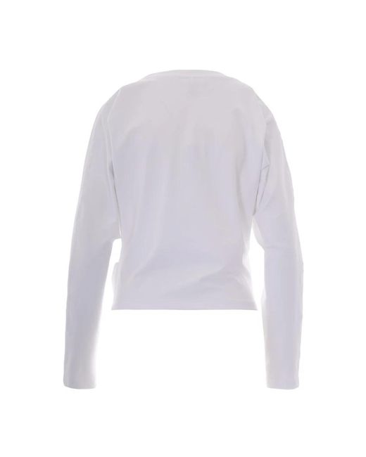 Ganni Blue Long Sleeve T-Shirts