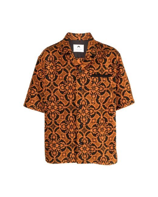 Short Sleeve Shirts MARINE SERRE de hombre de color Brown